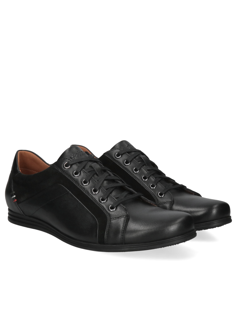 Black shoes Timo, Conhpol Dynamic - Polish production, Sneakers, SD2514-04, Konopka Shoes