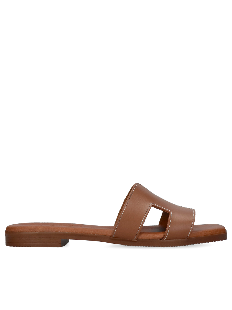 Brown flip-flops Jean, OH MY SANDALS, OH0001-01, Flip-flops, Konopka Shoes