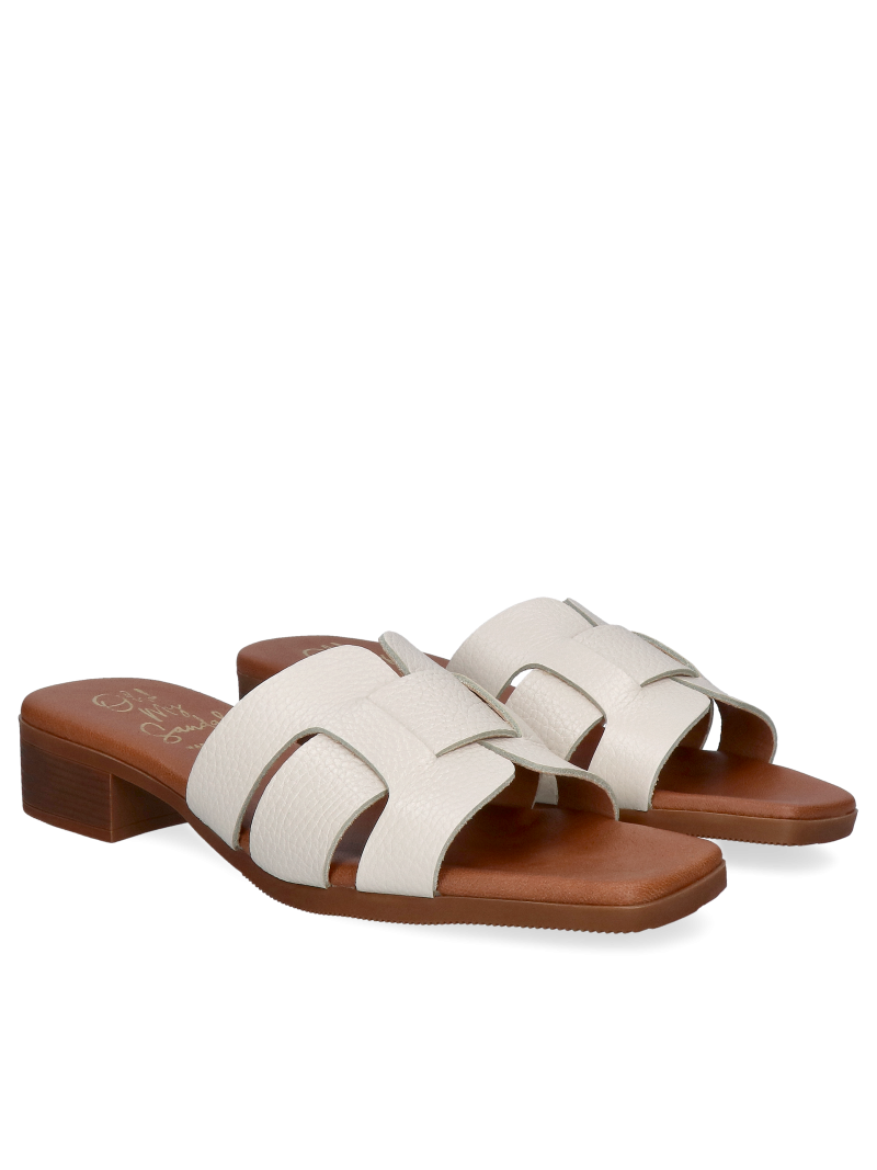 Beige flip-flops Francis, OH MY SANDALS, OH0003-02, Sandals, Konopka Shoes