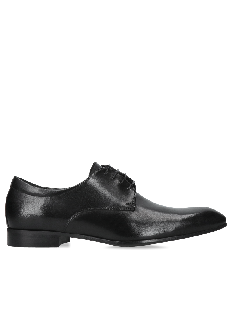 Black shoes Kevin, Conhpol - Polish production, Derby, CE5811-04, Konopka Shoes