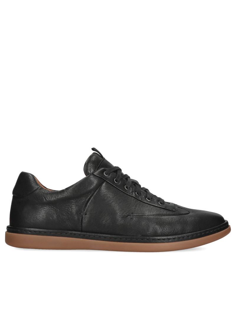 Black shoes Casey, Conhpol Dynamic - Polish production, Sneakers, SD2675-01, Konopka Shoes