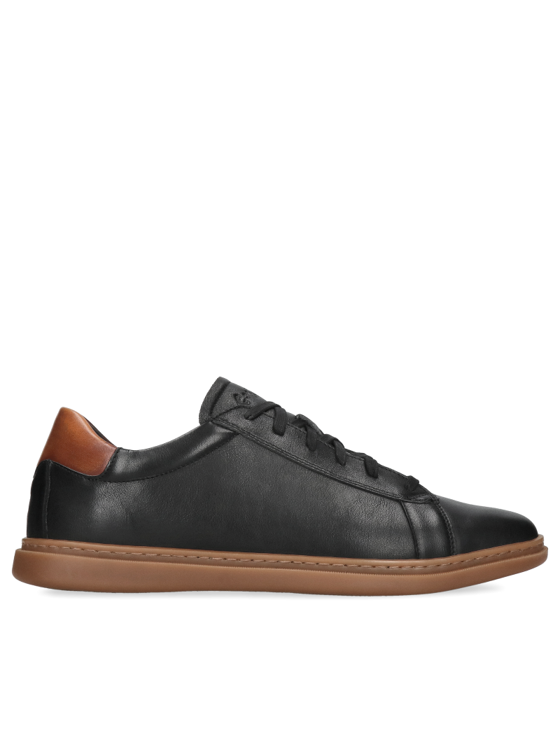 Black shoes Casey, Conhpol Dynamic - Polish production, Sneakers, SD2689-01, Konopka Shoes