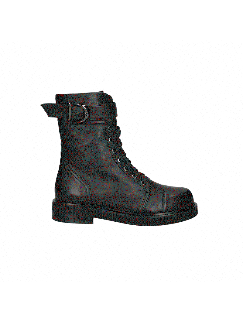 Women's insulated boots, winter, black grain leather, glans, boots, Konopka Shoes