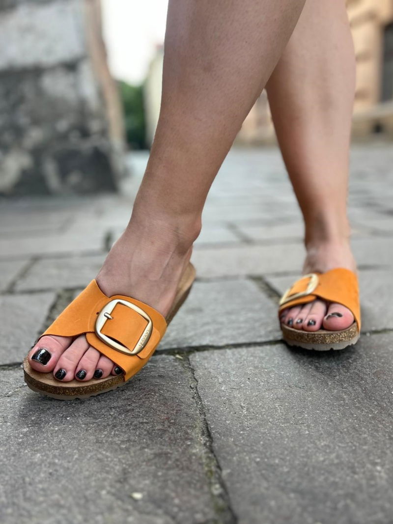 Orange flip-flops Jerba, Yonoko, Flip-flops, YO0009-01, Konopka Shoes