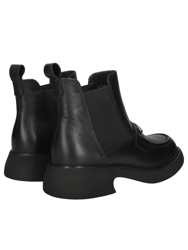 Women's insulated leather slippers, boots on a thicker sole, Konopka Shoes