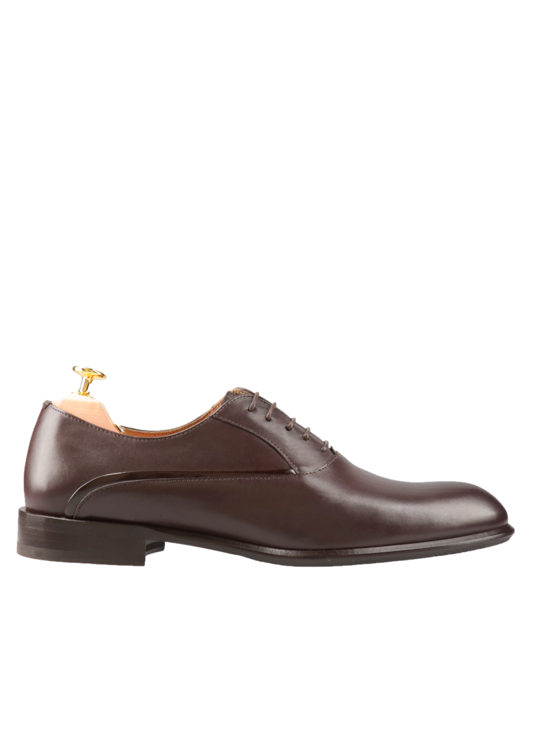 Brown shoes William - Gold Collection, Conhpol - Polish production, Oxfordy, CG3524-02, Konopka Shoes
