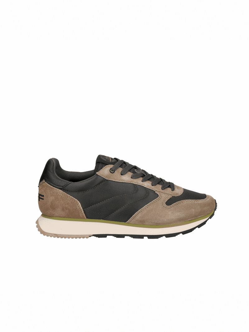 Men's sports shoes, sneakers black and beige, memory foam insole, Hoff, Konopka Shoes