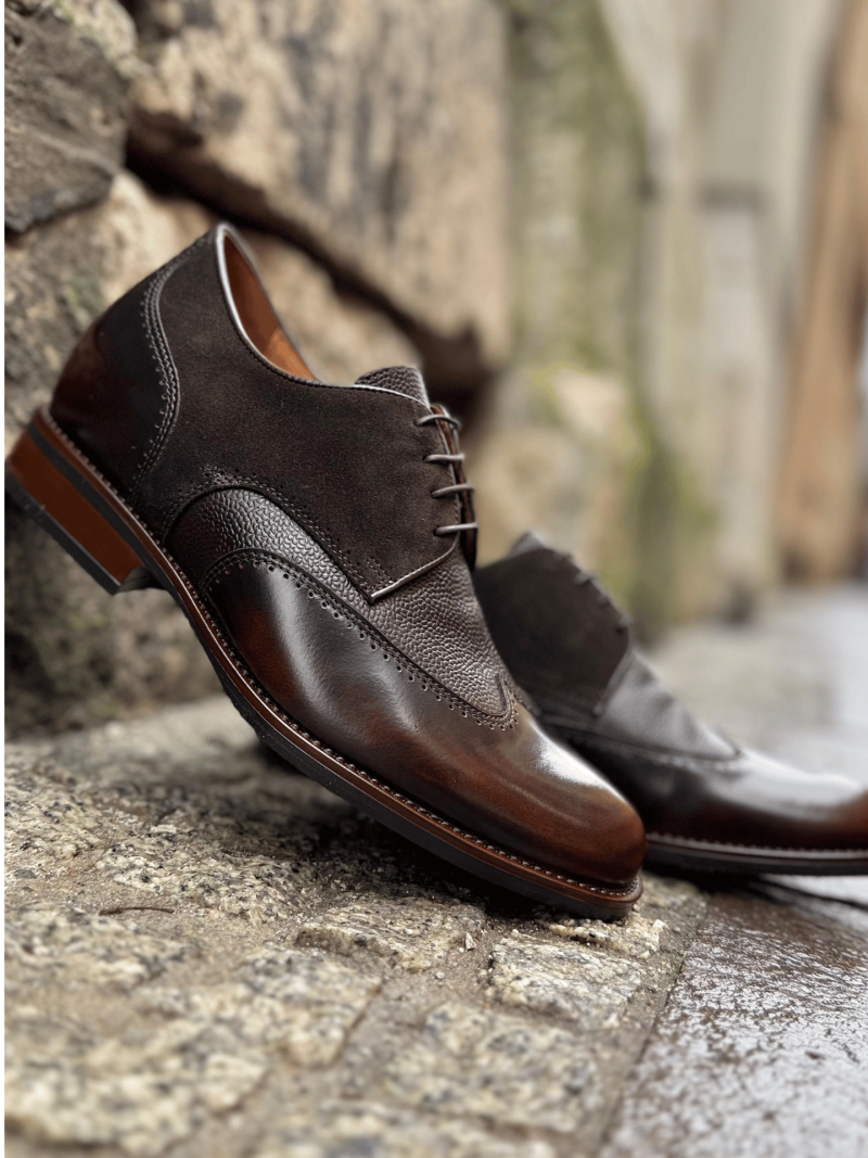 Height increasing leather shoes, business shoes, symbol of prestige