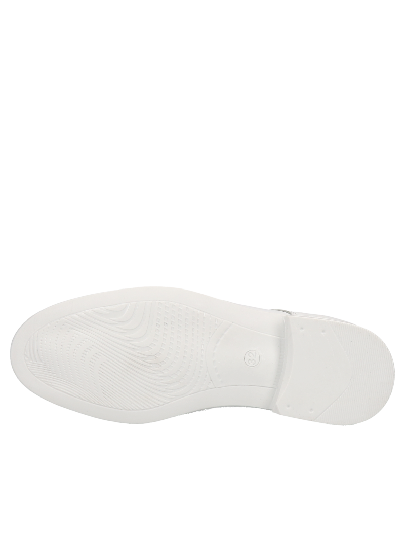 White communion shoes Karol, Conhpol, First communion shoes for a boy, Conhpol, Konopka Shoes