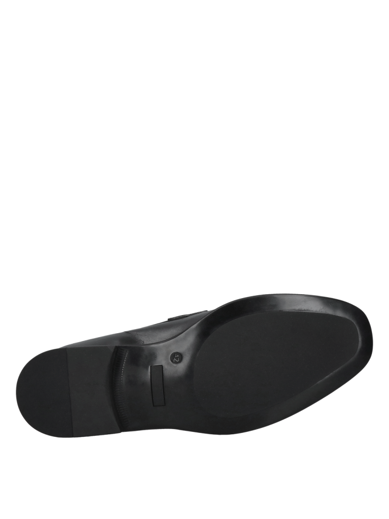 Men's loafers black leather moccasins with square nose Men's loafers black leather moccasins with square nose