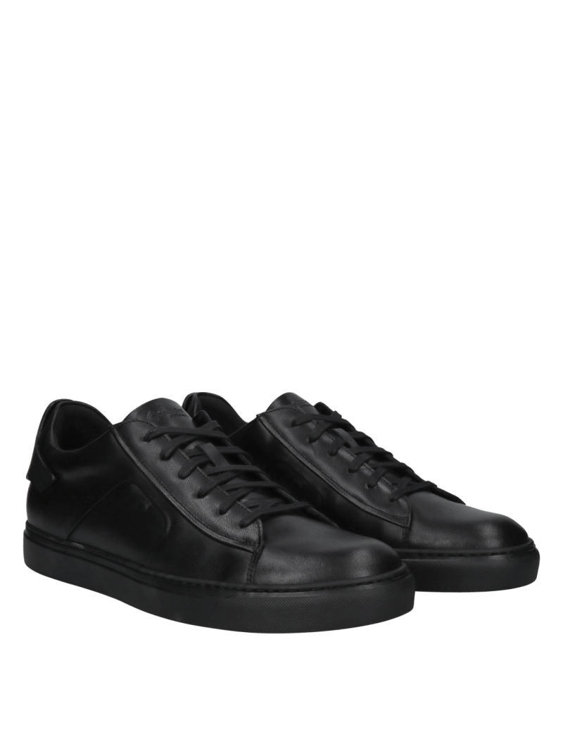 Super lightweight men's sports shoes, sneakers black for jeans