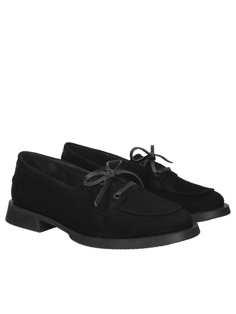 Women's black shoes - perfect for a suit handmade in Poland, Conhpol Relax, Konopka shoes