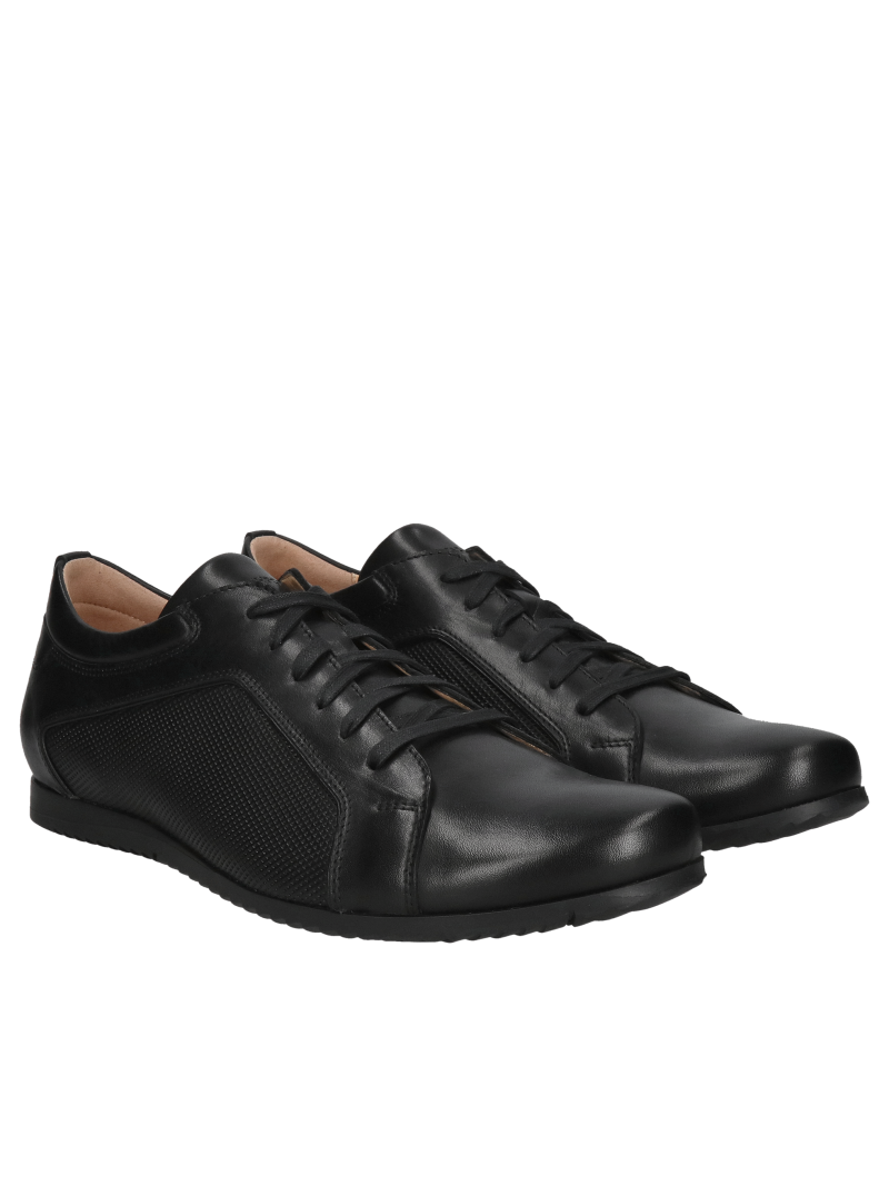 Men's casual leather lace-up shoes perfect for work