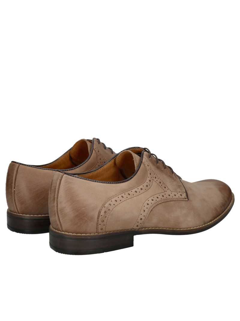 Dark beige casual men's leather half shoes, casual, suede leather Dark beige casual men's leather half shoes, casual, suede leather
