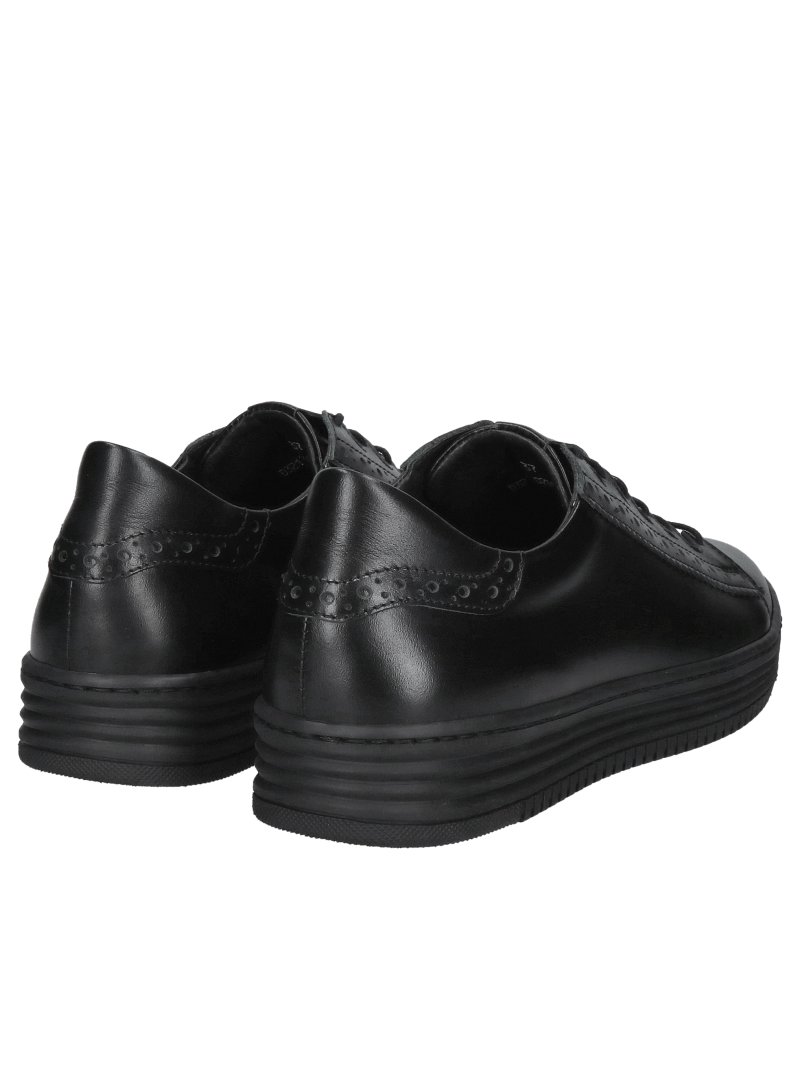 Sneakers black women's casual, comfortable for work, sports shoes