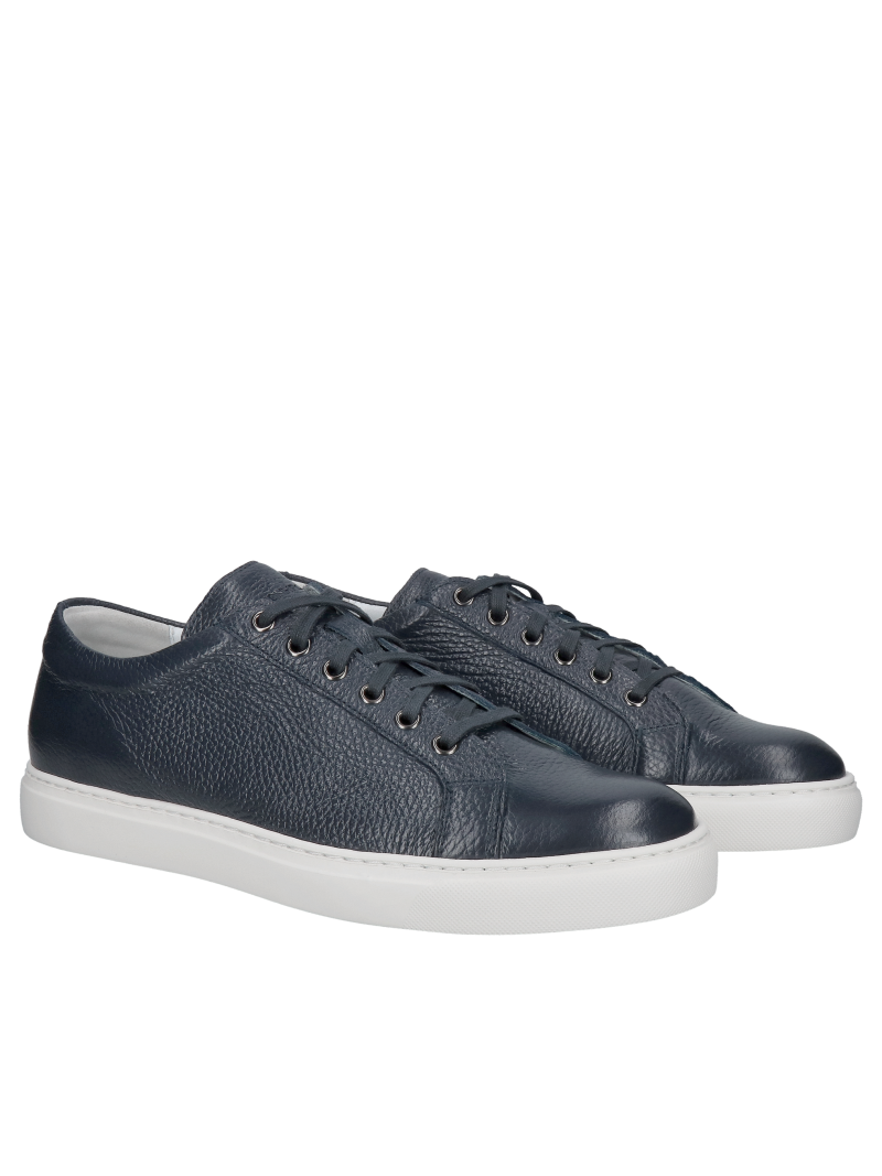 Men's navy blue sneakers high quality, outgoing , Conhpol Dynamic, Konopka shoes