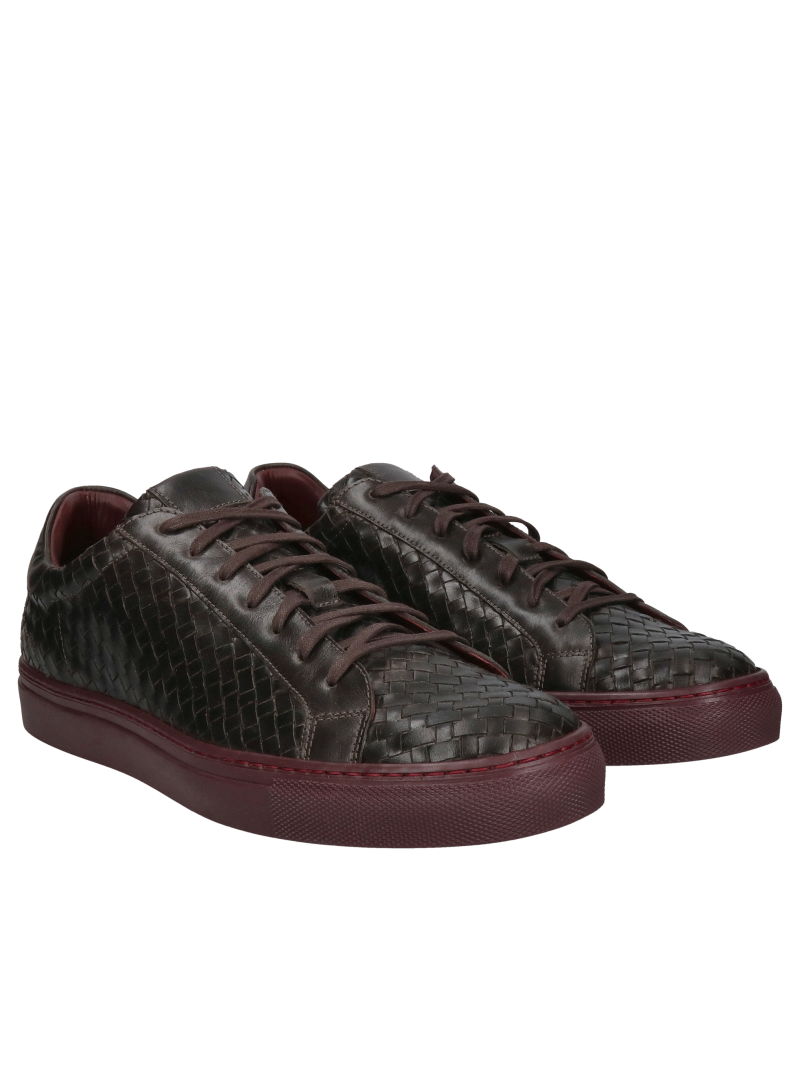 Men's hand-knotted leather sports shoes, design and comfort in one, Conhpol Dynamic, Konopka Shoes