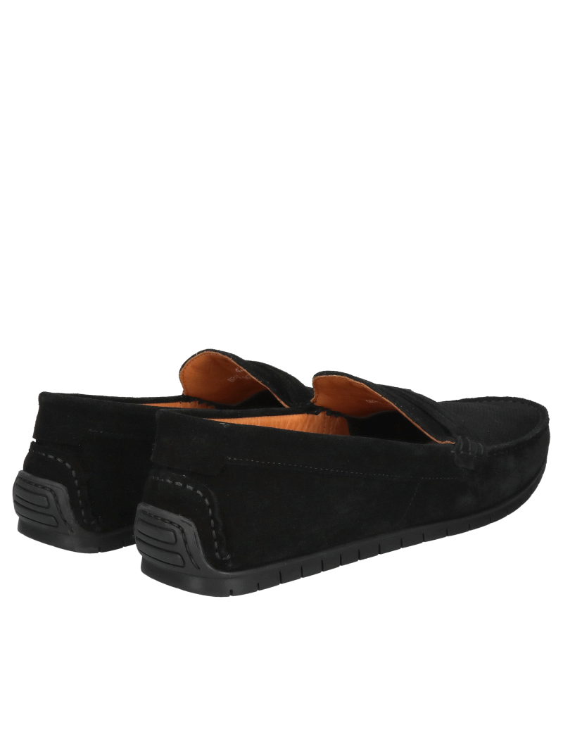 Flexible and soft suede leather slip-on half shoes