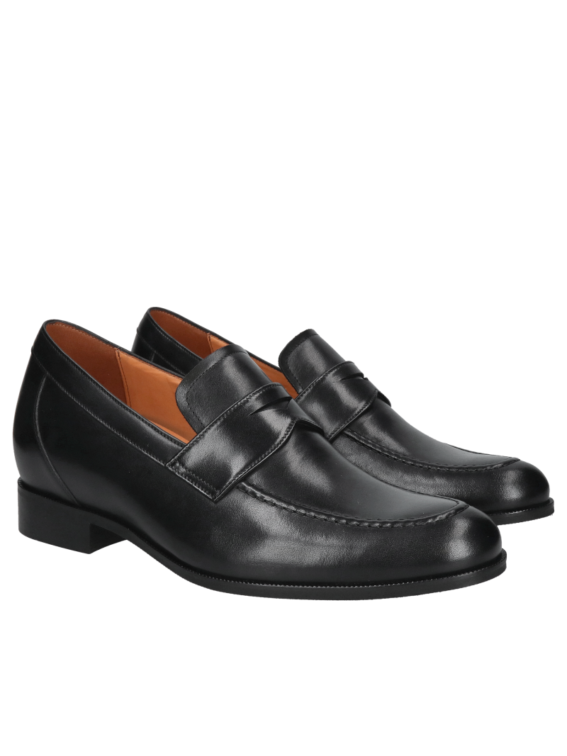 Elevating shoes, men's leather loafers, men's elegant shoes, Conhpol men's elevating slippers - Konopka Shoes