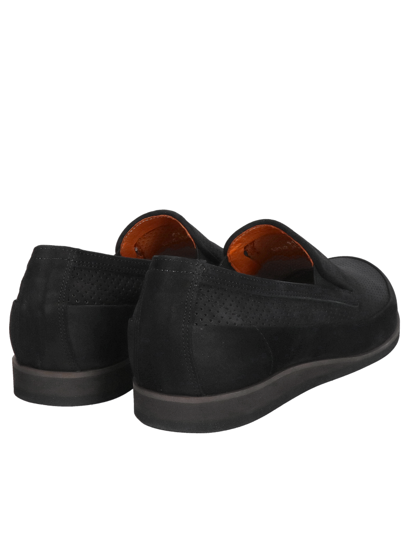 Men's summer shoes perforated leather slip-on half shoes comfortable, Conhpol Dynamic, Konopka Shoes