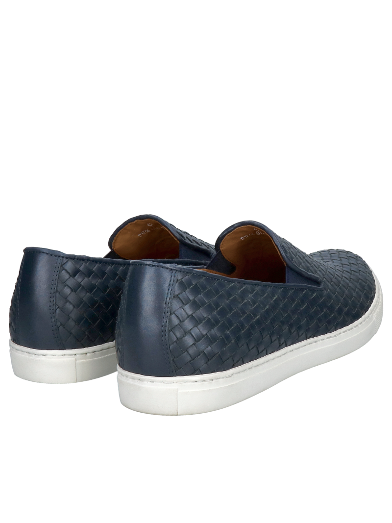 Slip-on summer shoes in hand-knotted leather, premium quality, Conhpol Dynamic, Konopka Shoes
