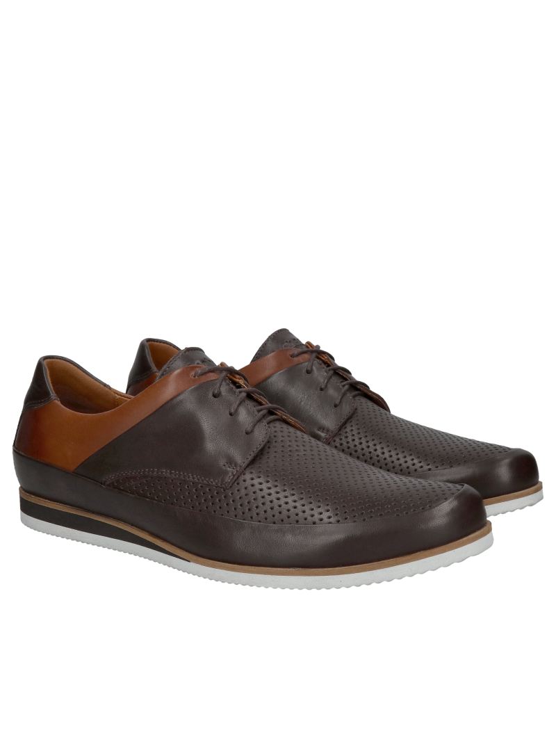 Men's half-shoes for a wider foot, a greater tenacity, comfortable and convenient