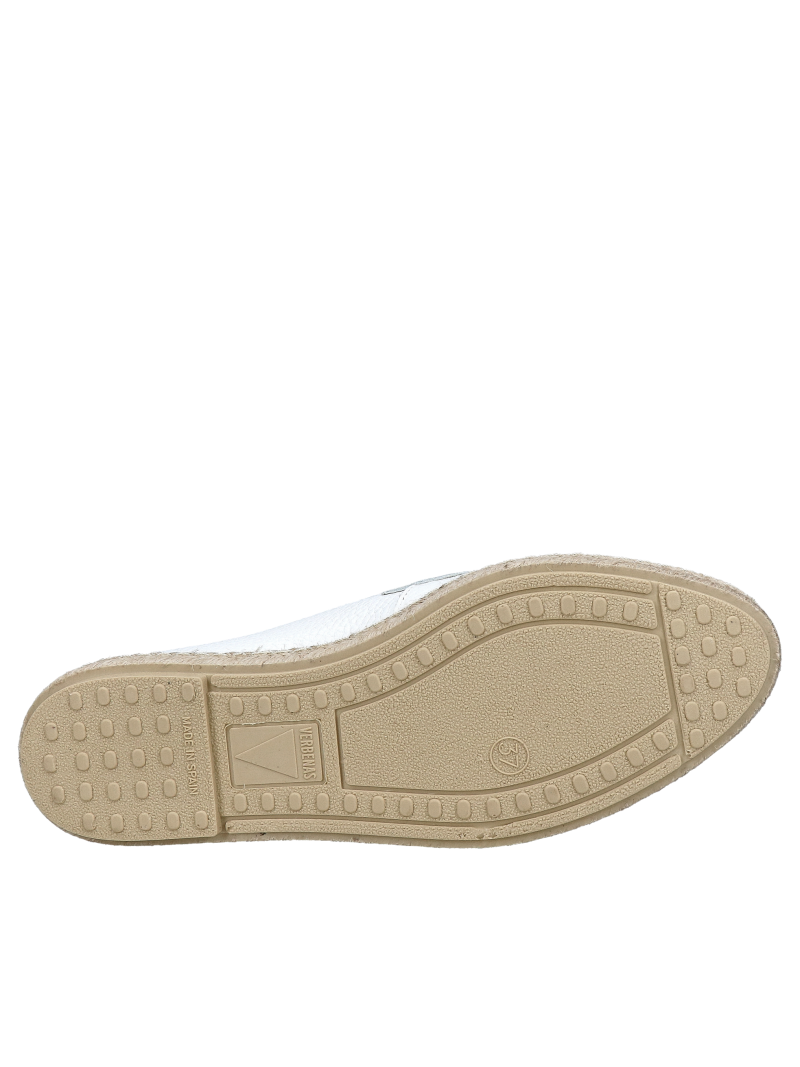 Women's Espadrilles white natural leather comfort and convenience