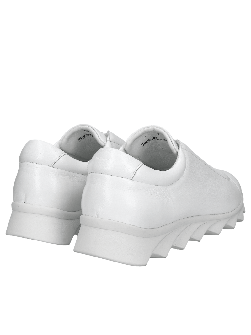 Sneakers on thick sole, sports shoes without laces for men