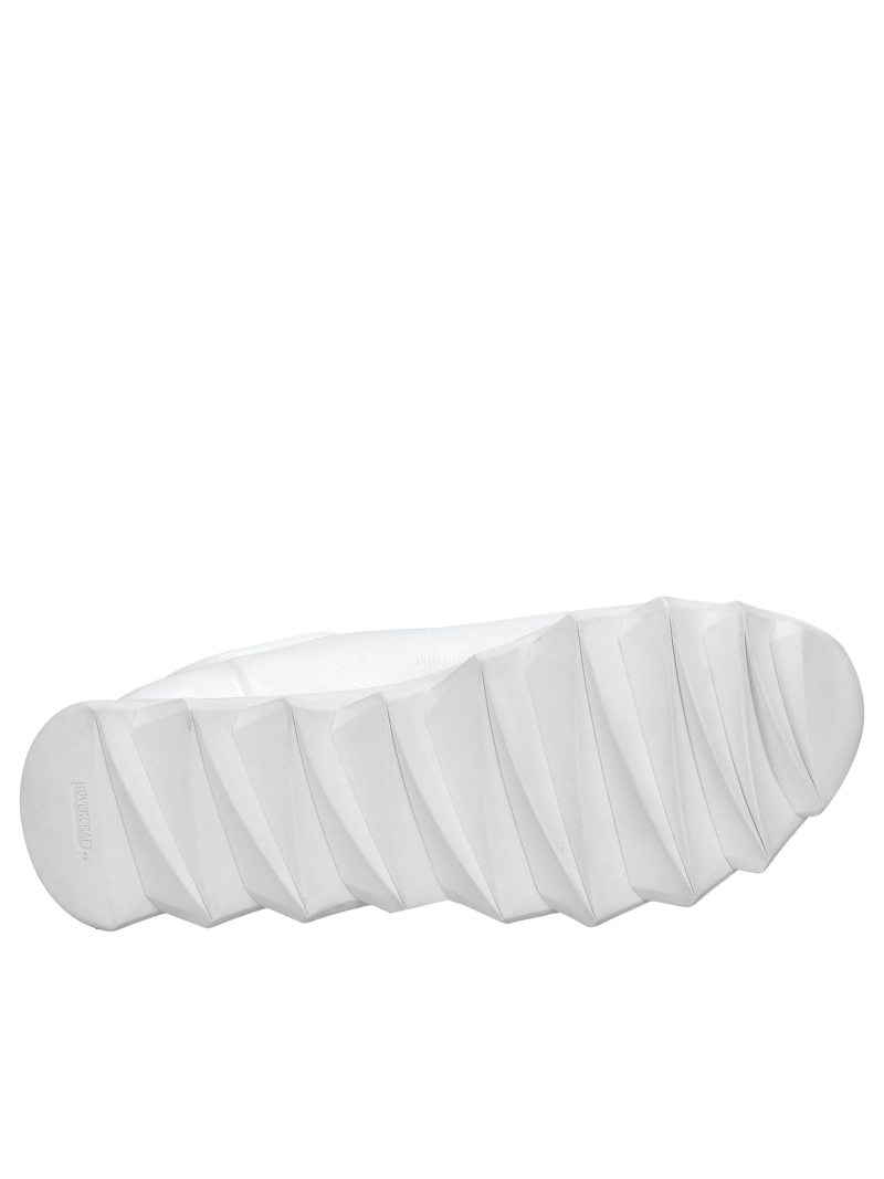 Sneakers on thick sole, sports shoes without laces for men