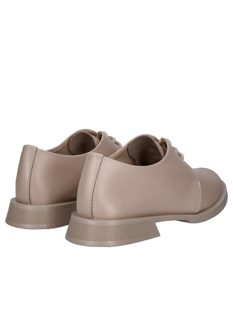 Women's leather lace-up half shoes for summer, comfortable shoes