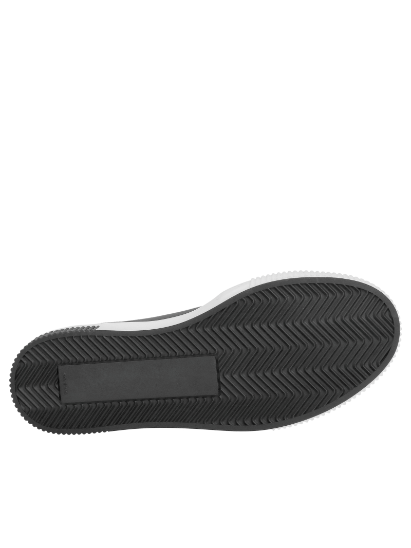 Men's sport lace-up shoes on thick white sole