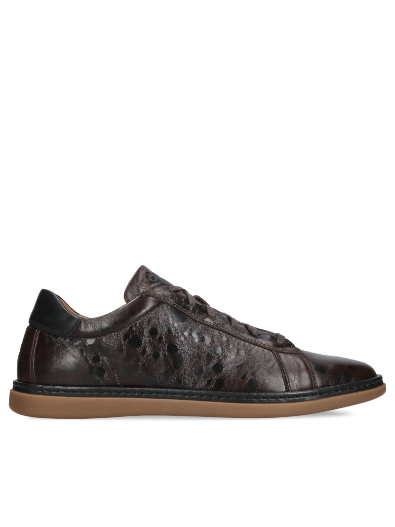 Comfortable and lightweight men's shoes made of natural leather, Polish production, Conhpol Dynamic, Konopka Shoes