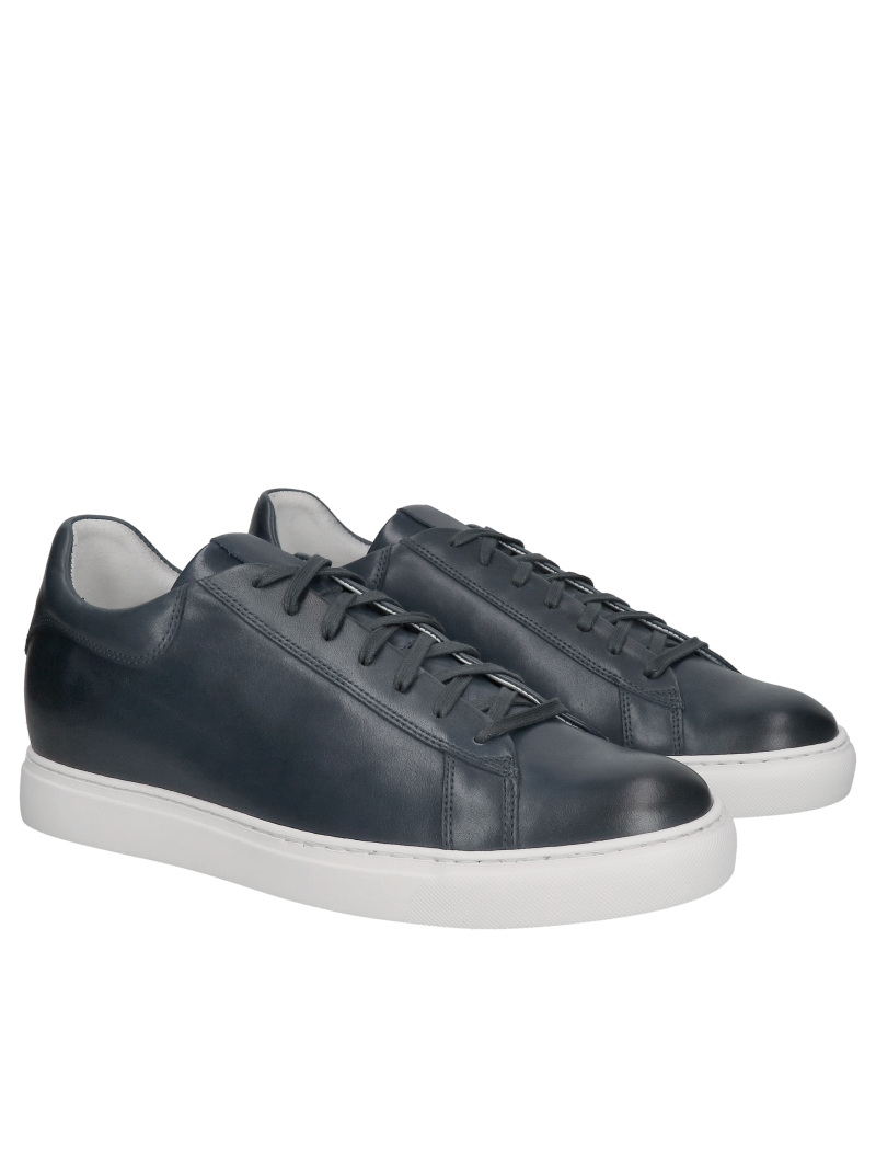 Men's growth-enhancing leather sports shoes, innovative system