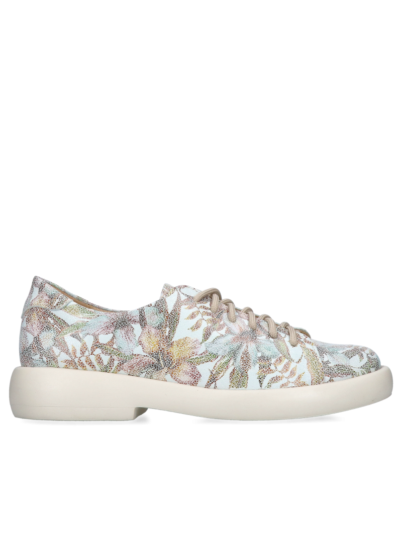 Women's leather half shoes, Polish leather shoes for women Conhpol Relax