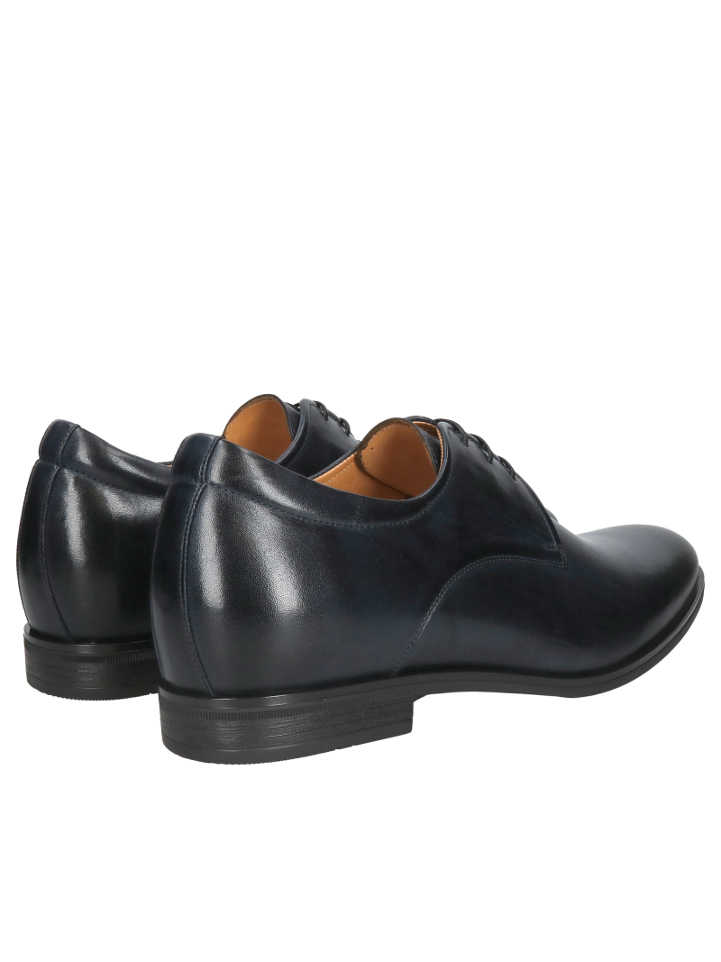 Elevation shoes, men's leather shoes, Polish leather shoes Conhpol, elegant half shoes, men's formal shoes