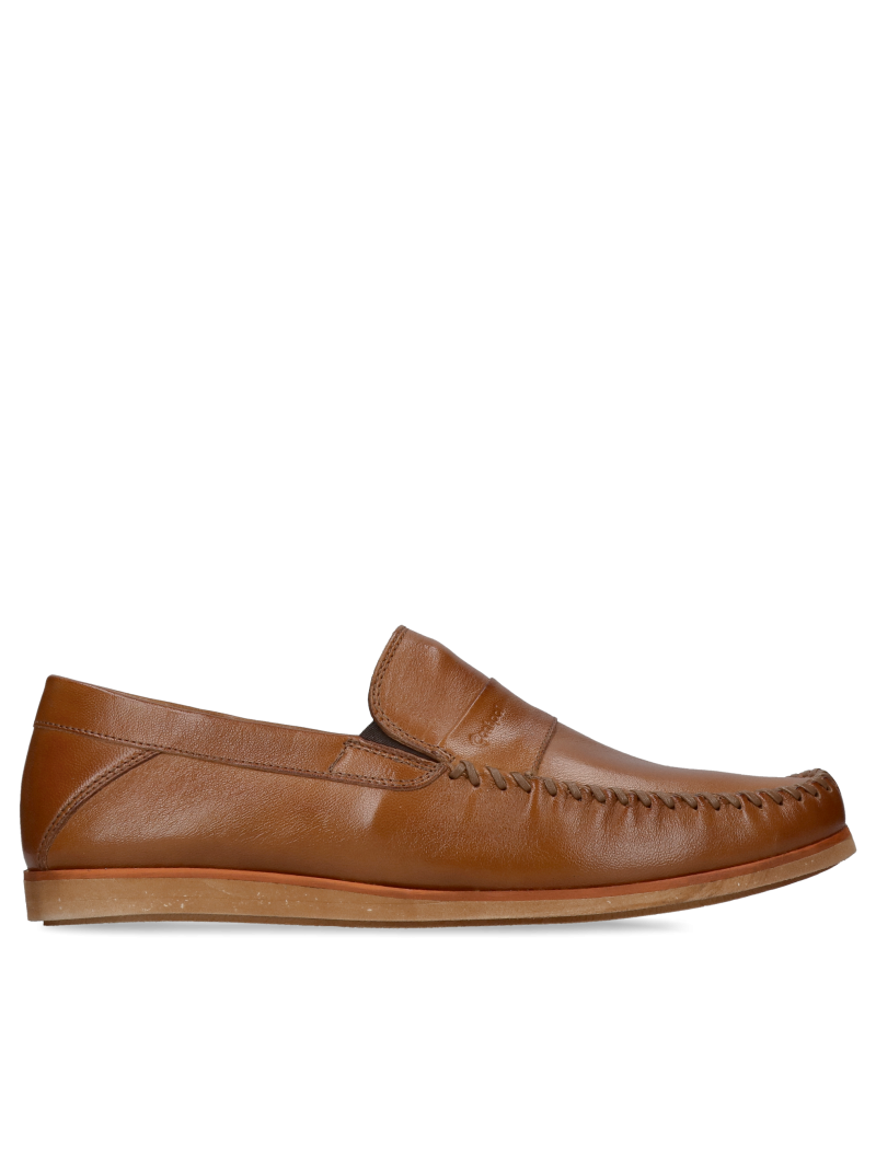 Men's shoes elegant moccasins, men's moccasins elegant, Polish leather shoes Conhpol, Konopka Shoes