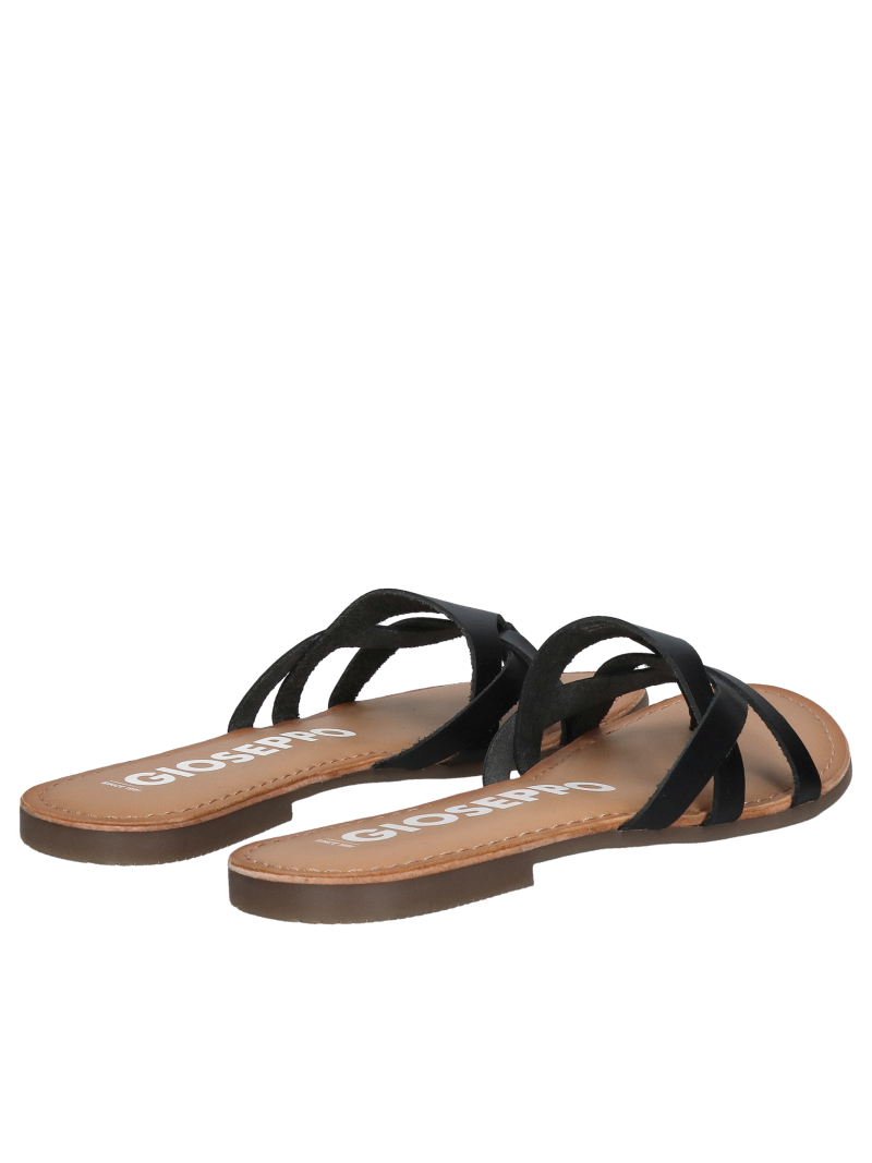 Comfortable and fashionable women's flip-flops on a flat sole, Konopka shoes