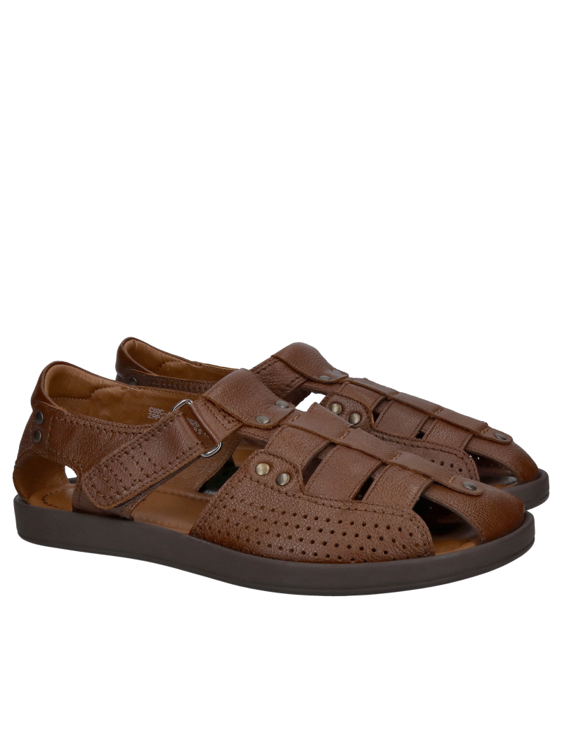 Men's leather sandals,
men's covered toe sandals, men's leather sandals polish