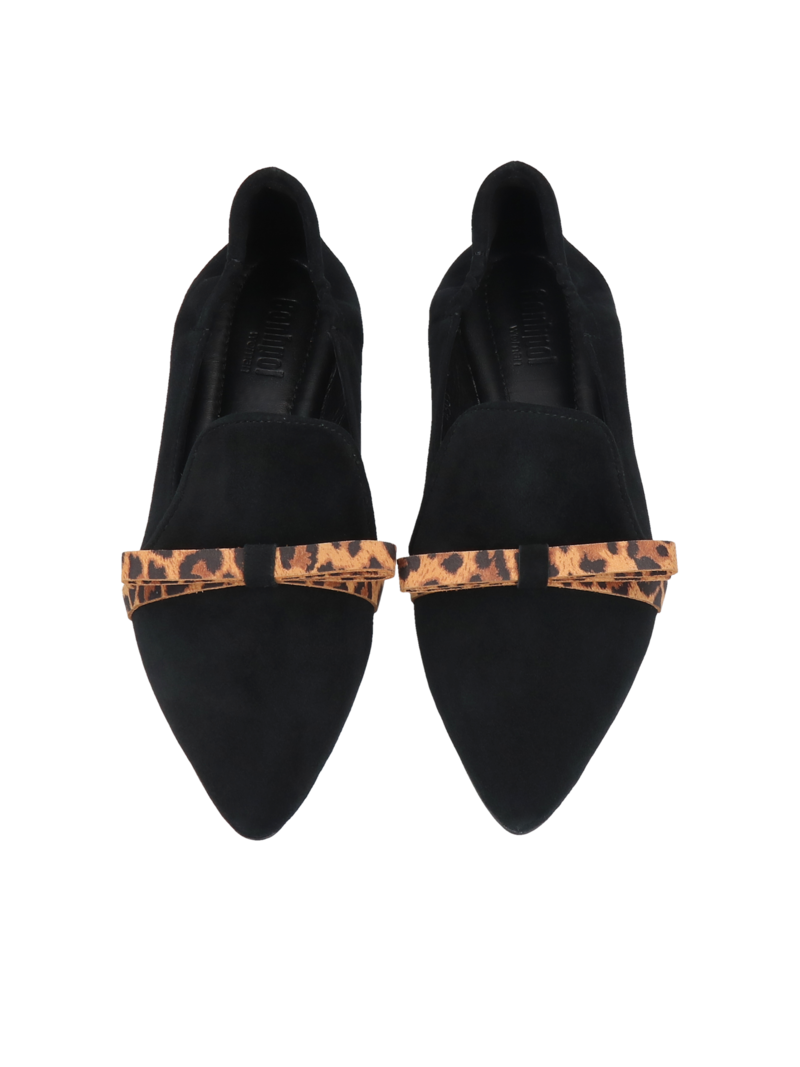 Women's slip-on shoes with a delicate bow, soft and flexible Conhpol