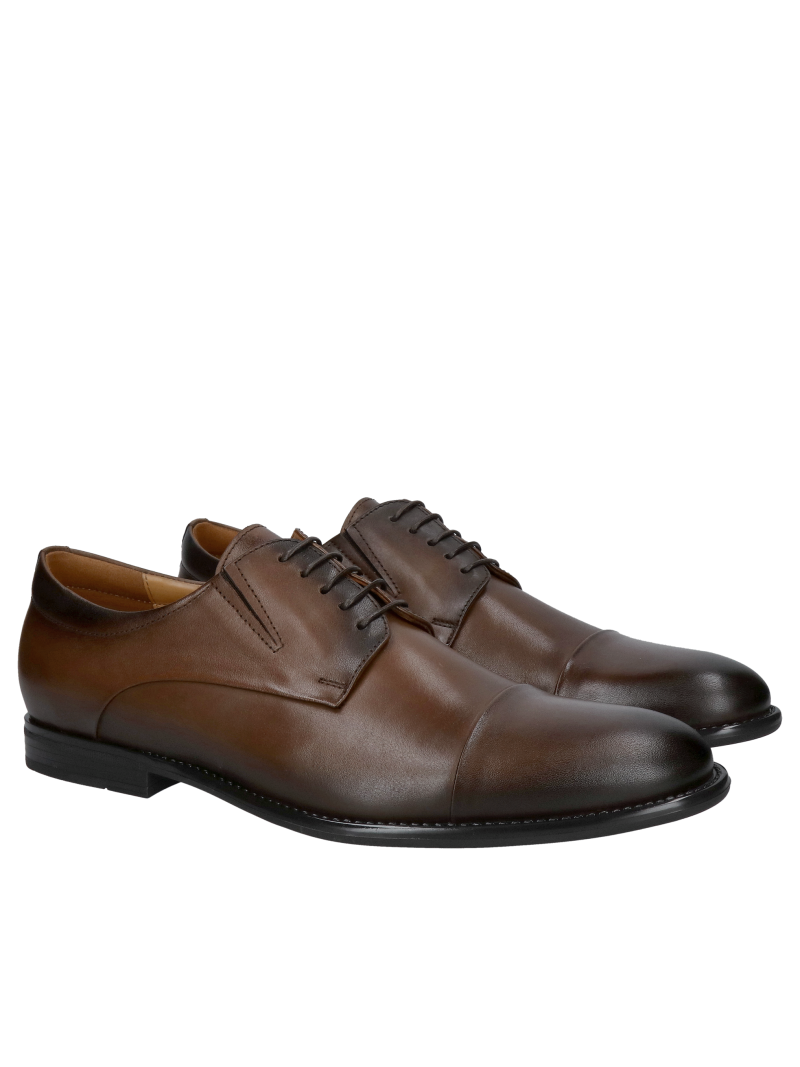 Conhpol men's suit shoes, men's elegant shoes, Polish leather footwear manufacturer, men's leather half shoes, CEX0066-02