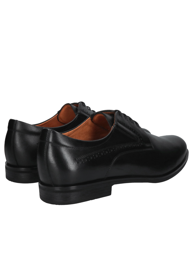 Men's leather half shoes, shoes for suit, elegant men's shoes, Polish manufacturer of leather shoes Conhpol, Konopka Shoes