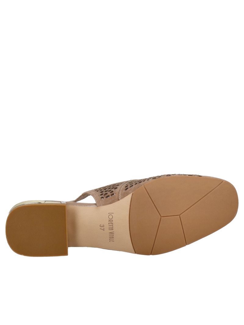 Women's ballerinas with decorative heel - elegance and comfort for everyday life