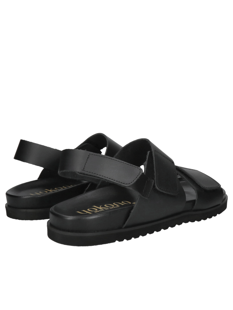 Men's leather sandals natural leather summer footwear