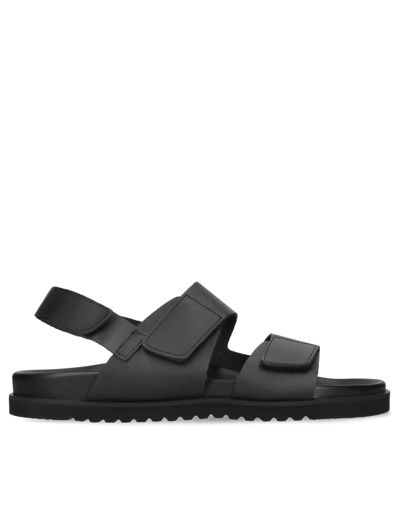 Men's leather sandals natural leather summer footwear