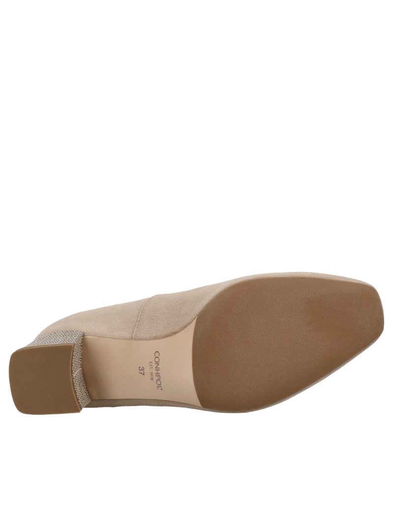 Women's pumps on a pole, Polish leather footwear manufacturer, Conhpol Bis women's pumps, Konopka Shoes