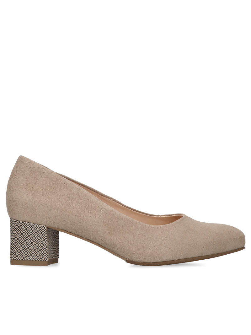 Women's pumps on a pole, Polish leather footwear manufacturer, Conhpol Bis women's pumps, Konopka Shoes