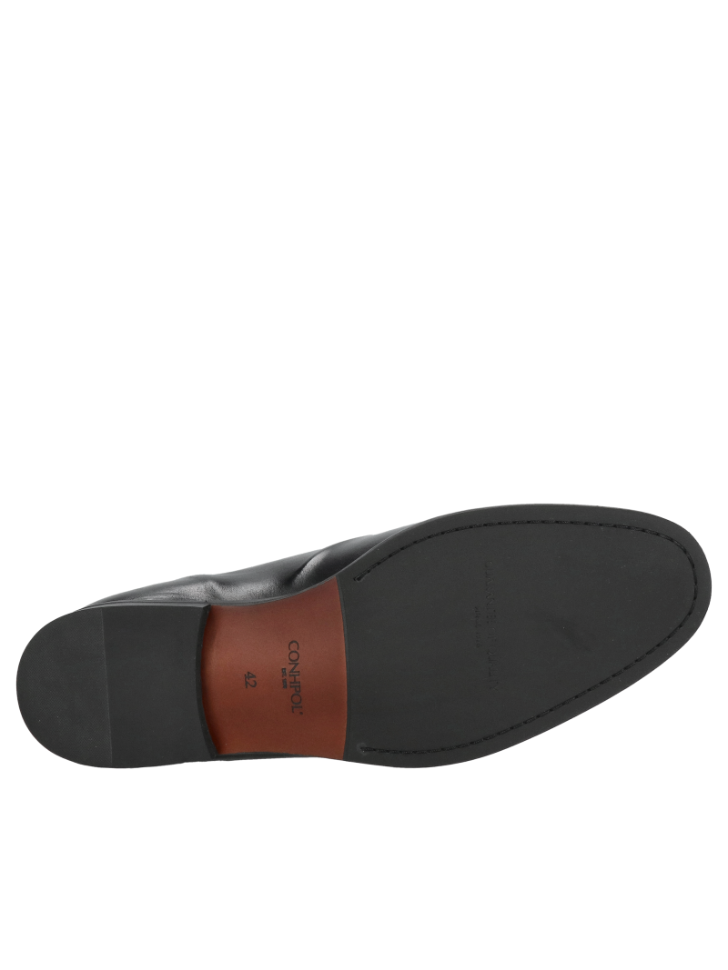 Conhpol men's suit shoes, men's elegant shoes, Polish leather footwear manufacturer, men's leather half shoes