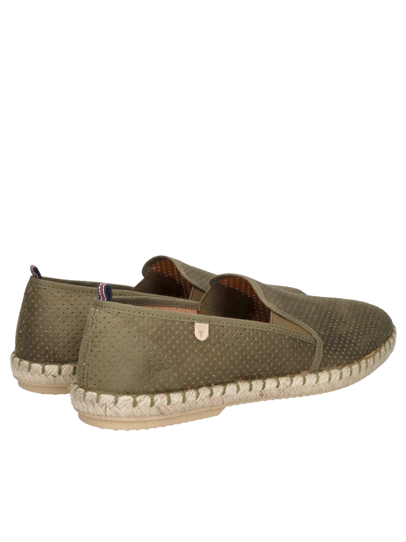 Enjoy summer in lightweight slip-on leather espadrilles