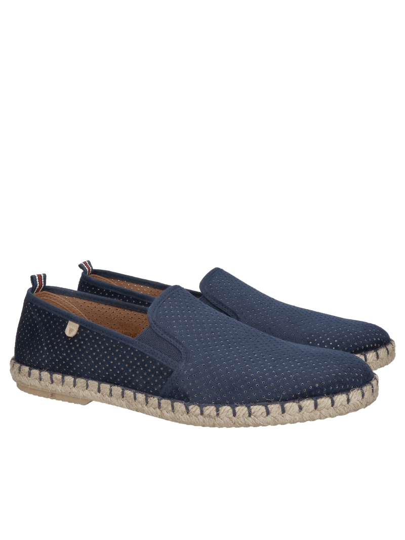 Men's leather espadrilles perfect for travel, beach and city