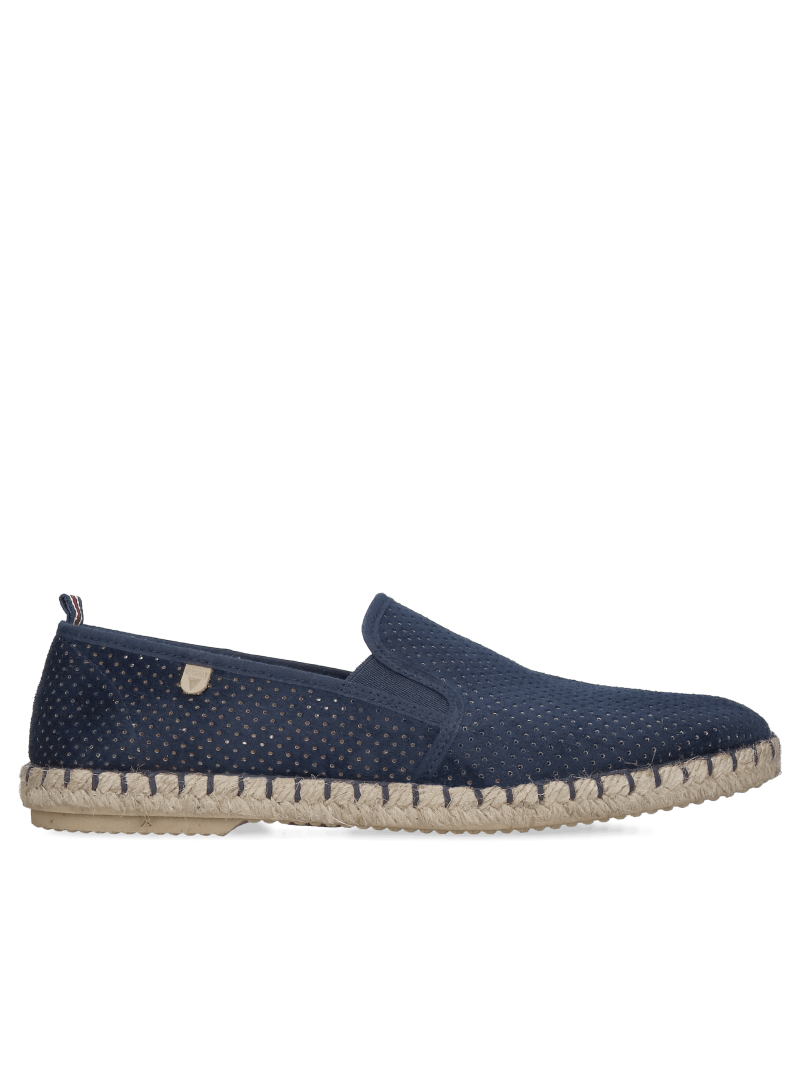 Men's leather espadrilles perfect for travel, beach and city